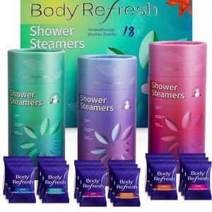 Refresh Shower Steamers in Mint Green, Lavender & Pink